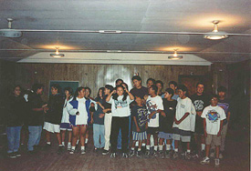 A group of Arizona, Utah and New Mexico Navajo teens that Richard taught the dynamics of Prayer and other Bibical principles to.