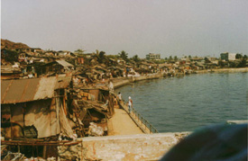 Smokey Mountain. The garbage dump of Manila, Phillipines - where 20,000 people live.